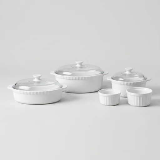 CorningWare French White Bakeware Set